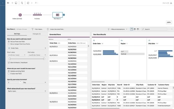 The latest version of Tableau includes row-level security capabilities.