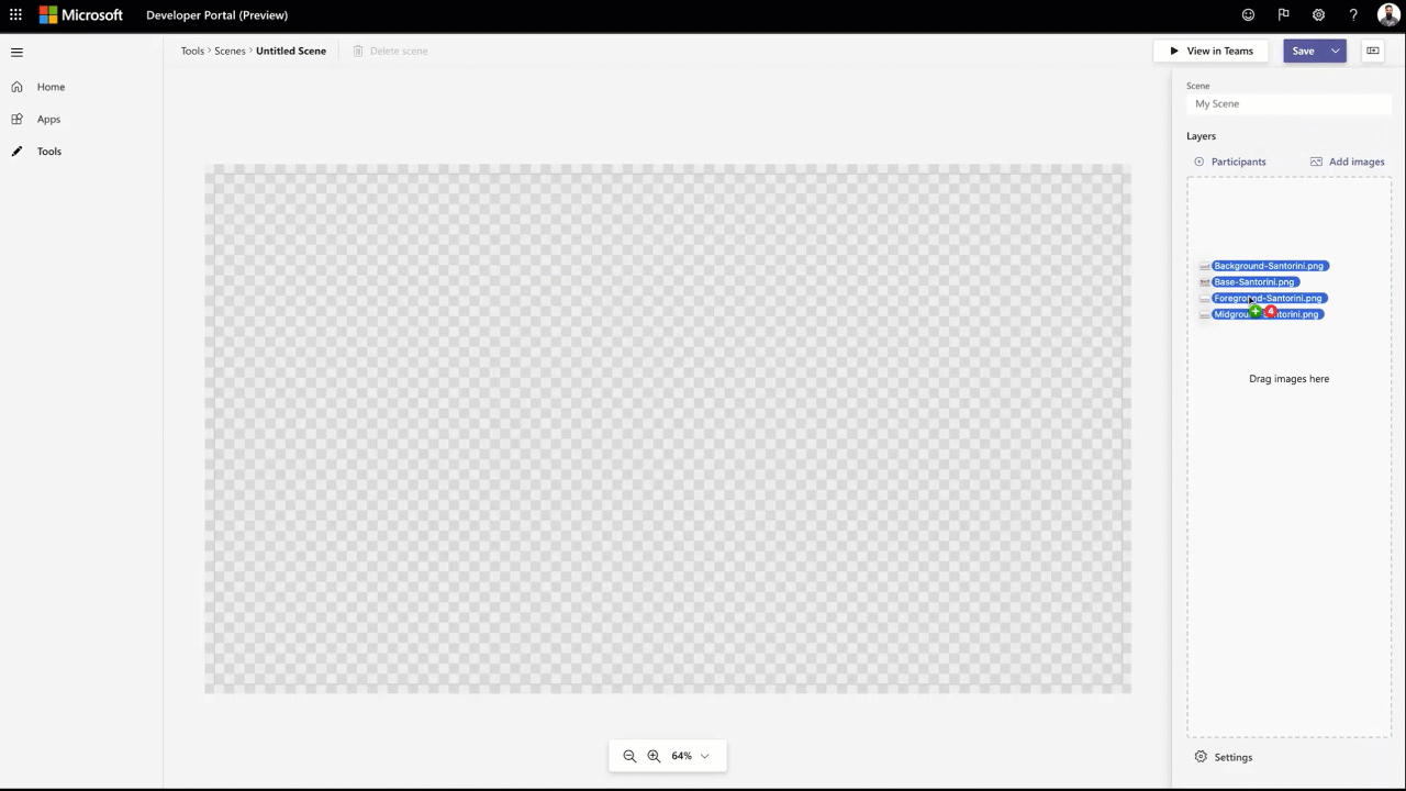 Creating custom Together Mode scenes