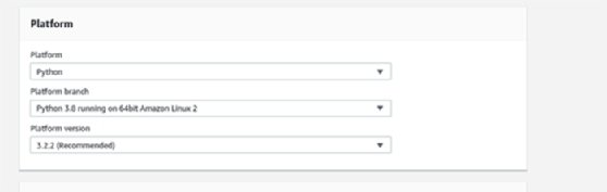 Select the platform configuration