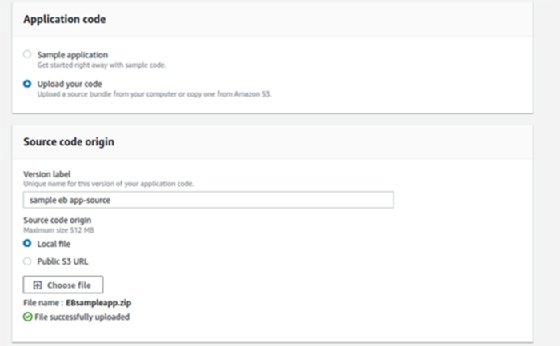 Upload code