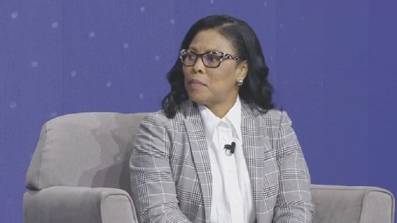 Screenshot from VeeamON 2023 online broadcast of Kim Walker LaGrue, CIO of New Orleans.