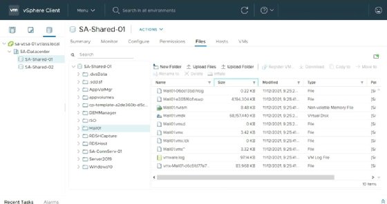 VMware vSphere data stores