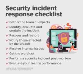 list of steps necessary in responding to a security incident