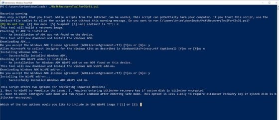 You can either boot the affected PCs into WinPE or into Safe Mode.