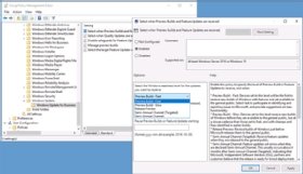 Visual showing the options within Windows Update for Business, such as deployment deferrals.