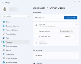 Screenshot of Windows 11 Assigned Access settings showing where administrators configure kiosk applications.